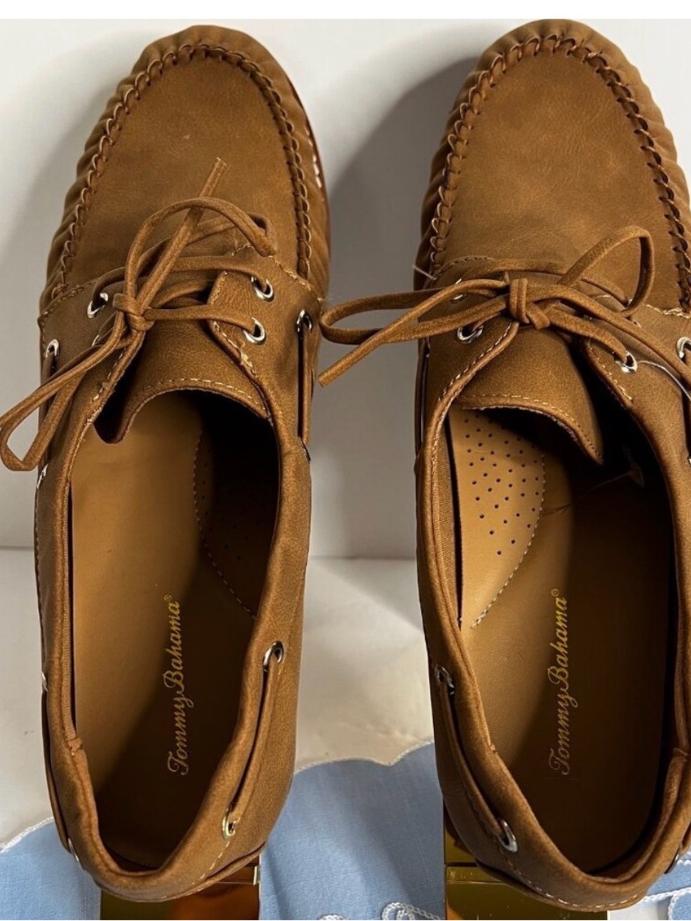 Tommy Bahama Brown Leather Loafers